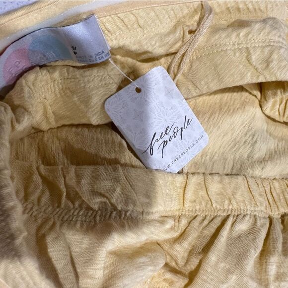 Free People NWT Peyton Maxi Tube Dress Yellow Strapless size S - Picture 5 of 5